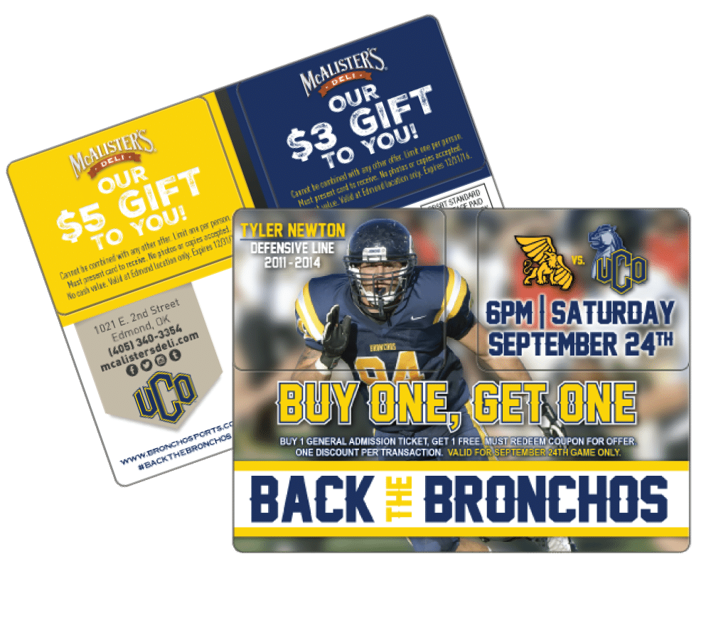 UCO Football Game Mailer